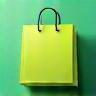 Abstract icon representing a positive shopping bag experience
